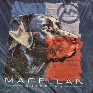 Magellan Moisture Wicking Fish Gear Long Sleeve Shirt Classic Fit  Mens Sz 2XL